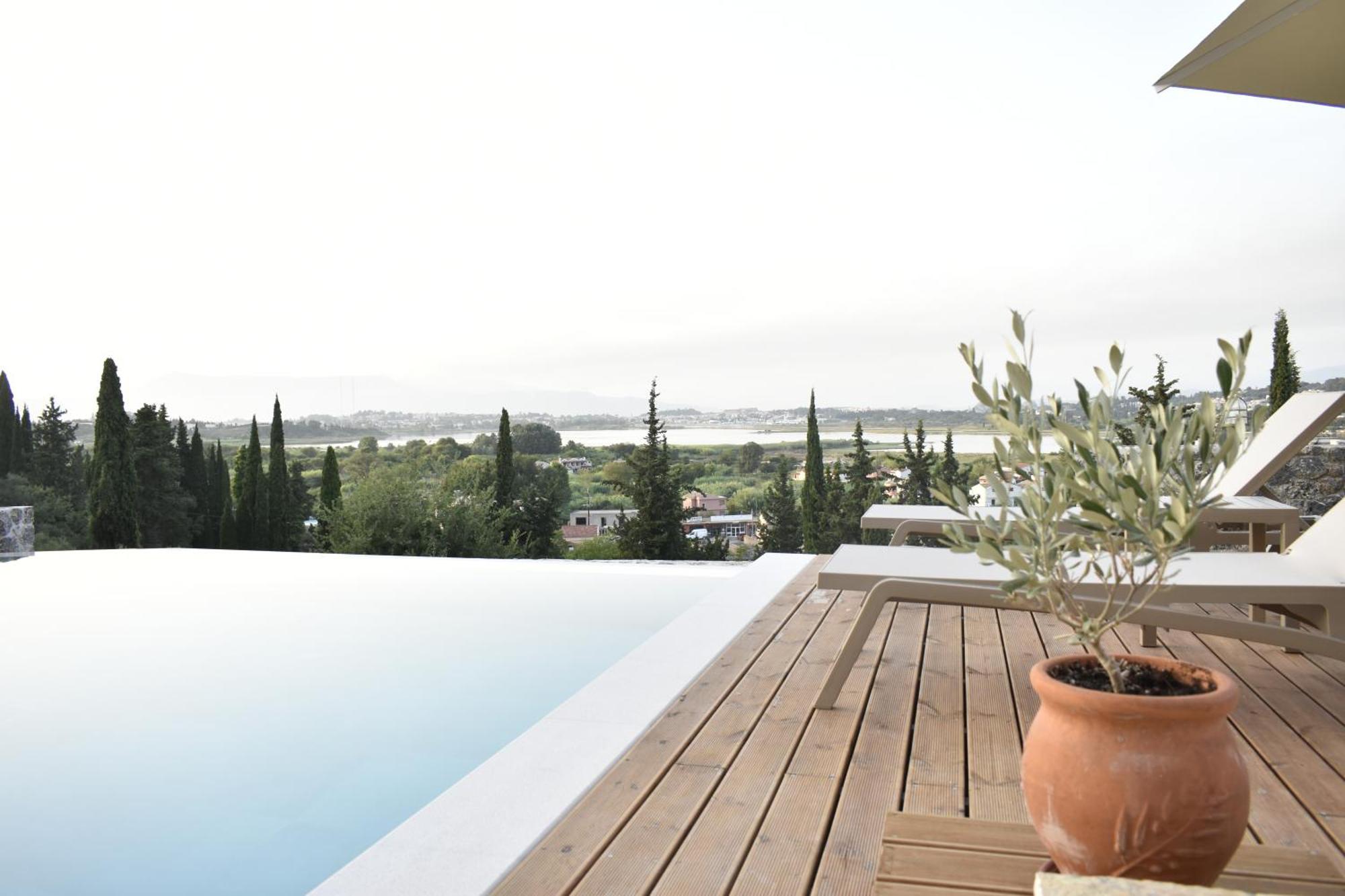 Corfu View Deluxe Villa Перама Екстериор снимка