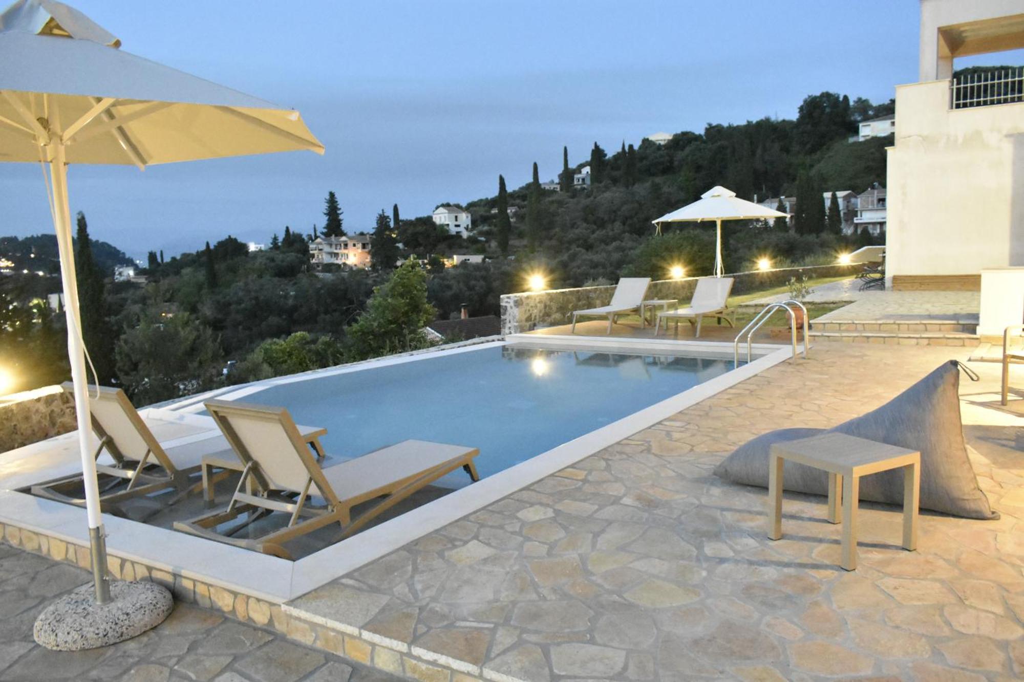 Corfu View Deluxe Villa Перама Екстериор снимка