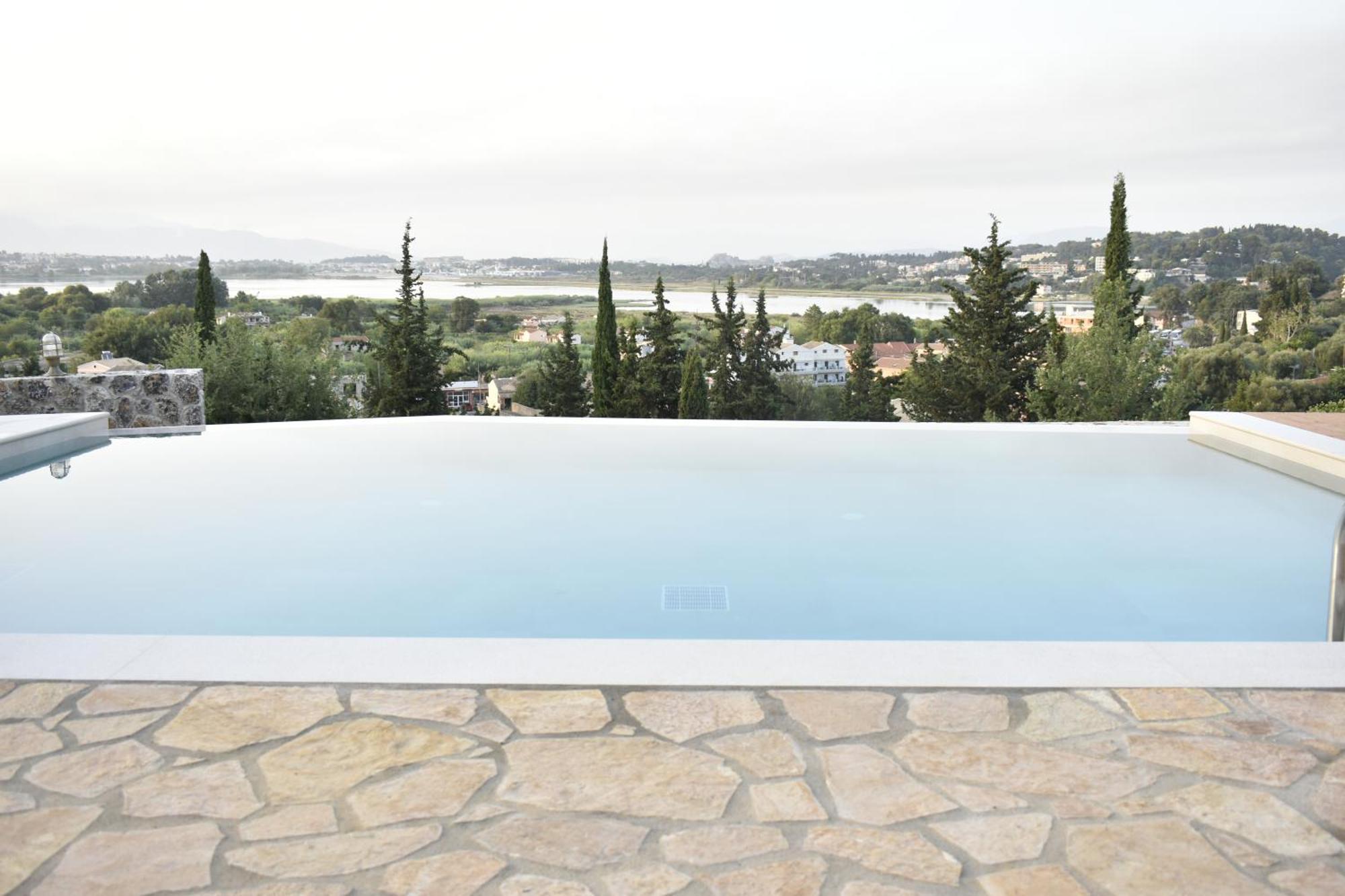 Corfu View Deluxe Villa Перама Екстериор снимка