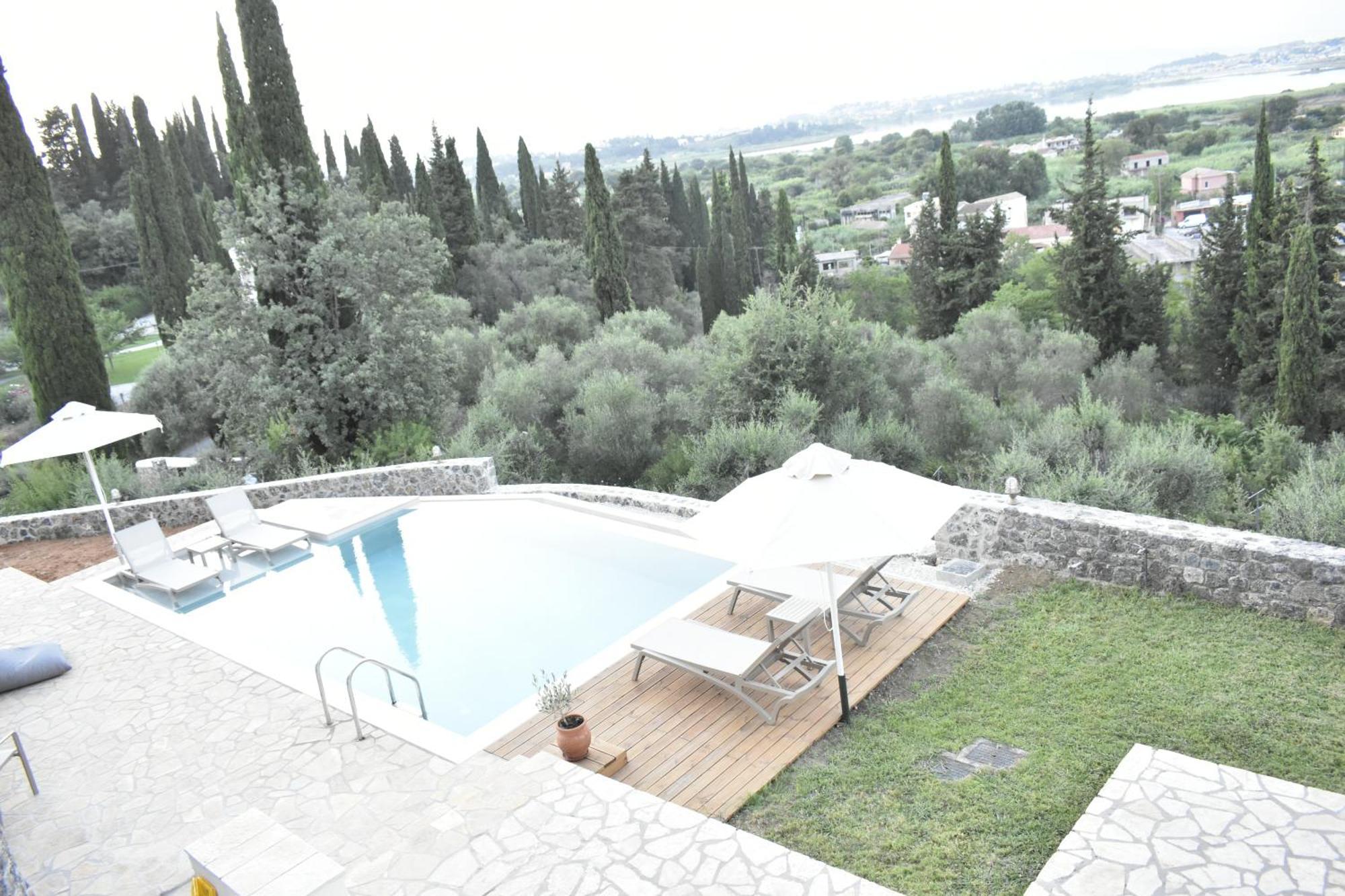 Corfu View Deluxe Villa Перама Екстериор снимка